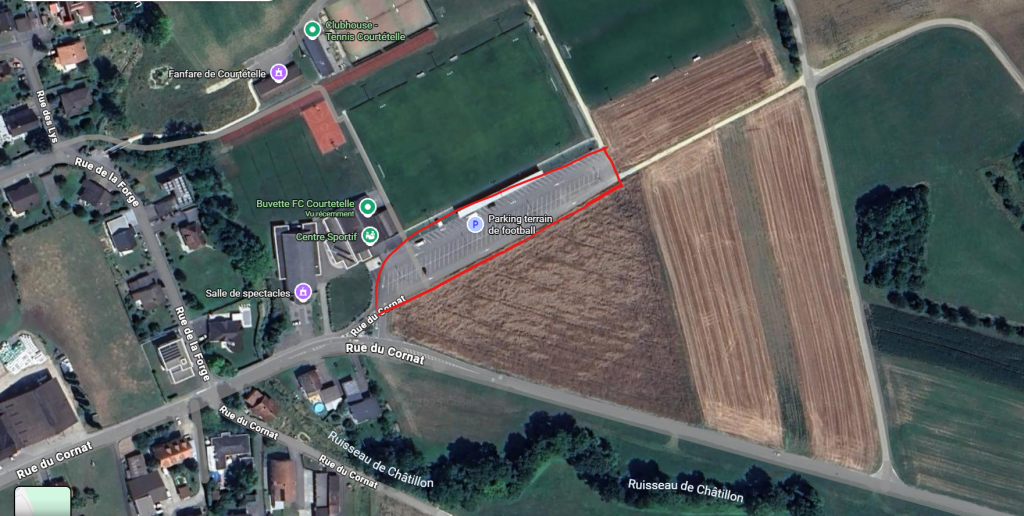 Parking – terrain de foot